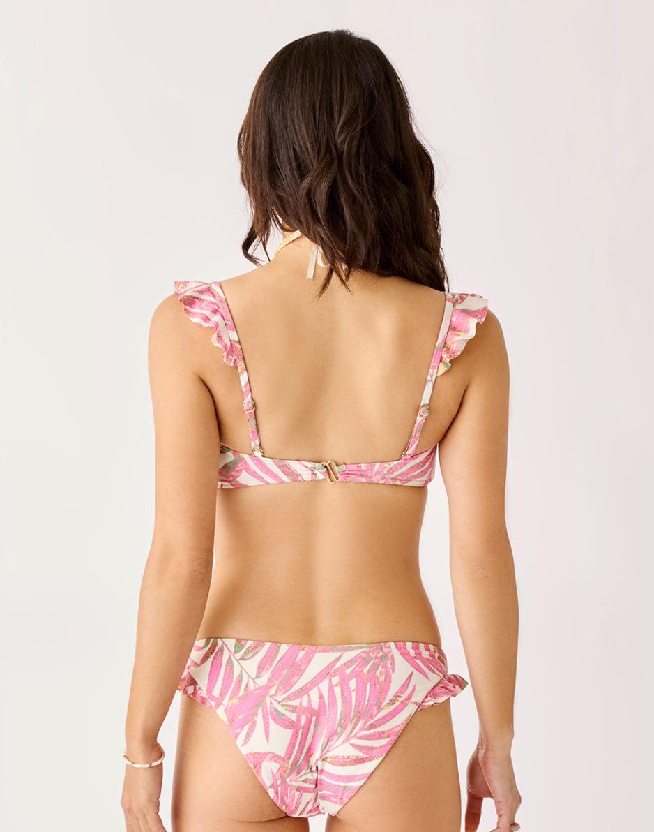 Carve Designs Bev Ruffle Top: Pink Oasis