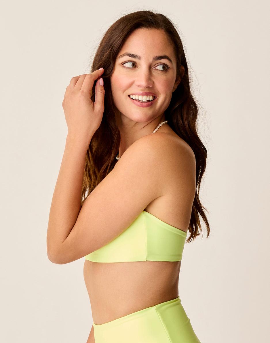 Carve Designs Bondi Compression Top: Limeade