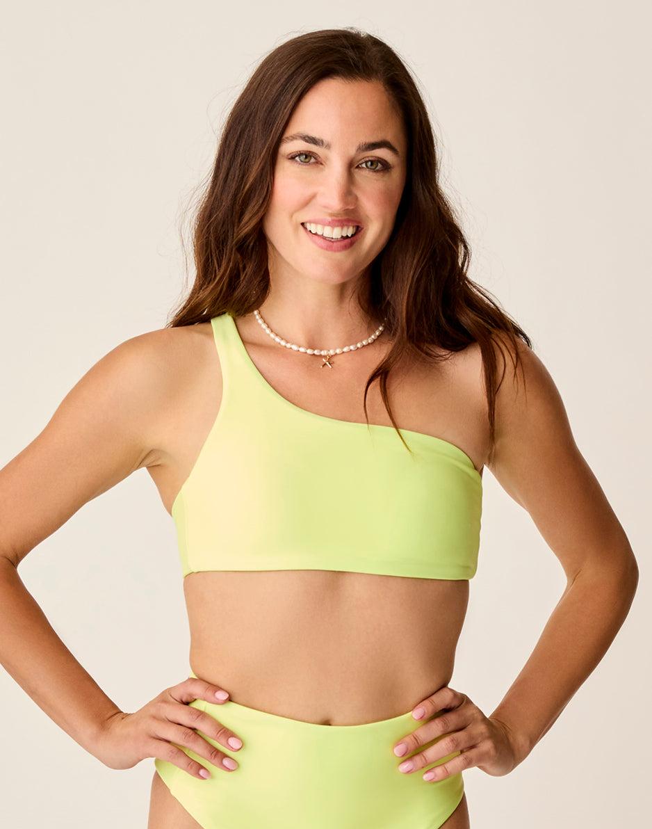 carve designs Bondi Compression Top: Limeade