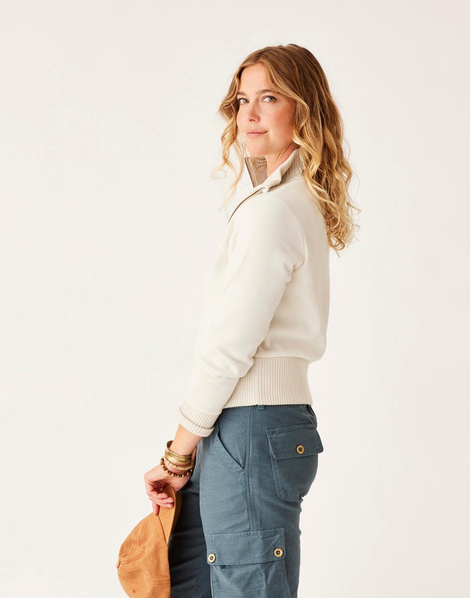 Carve Designs Briar Fleece Jacket: Birch