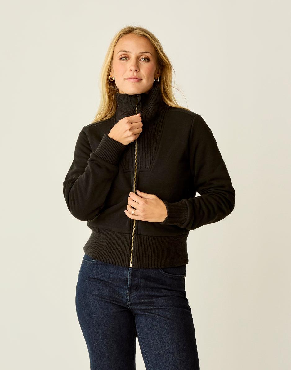Carve Designs Briar Fleece Jacket: Black