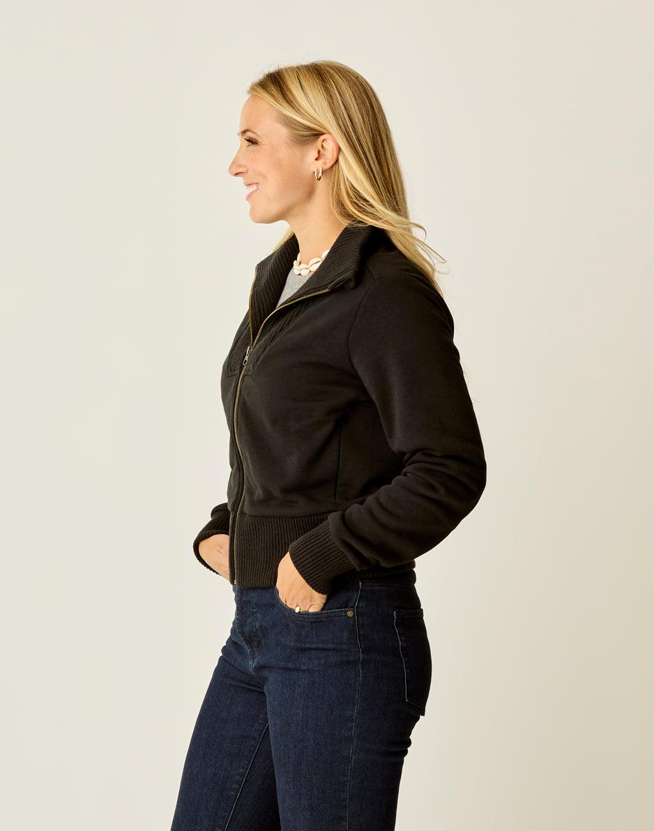 Carve Designs Briar Fleece Jacket: Black