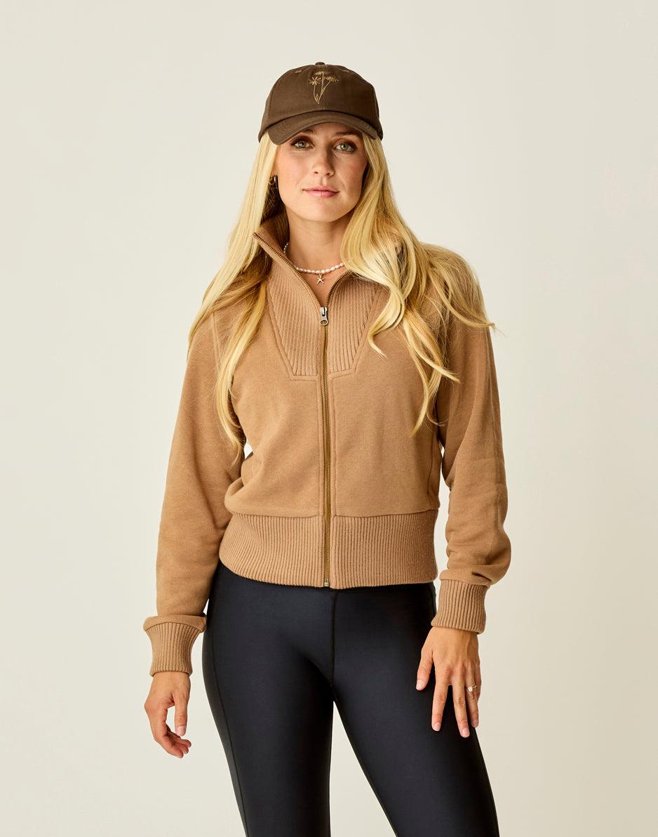 Carve Designs Briar Fleece Jacket: Rum