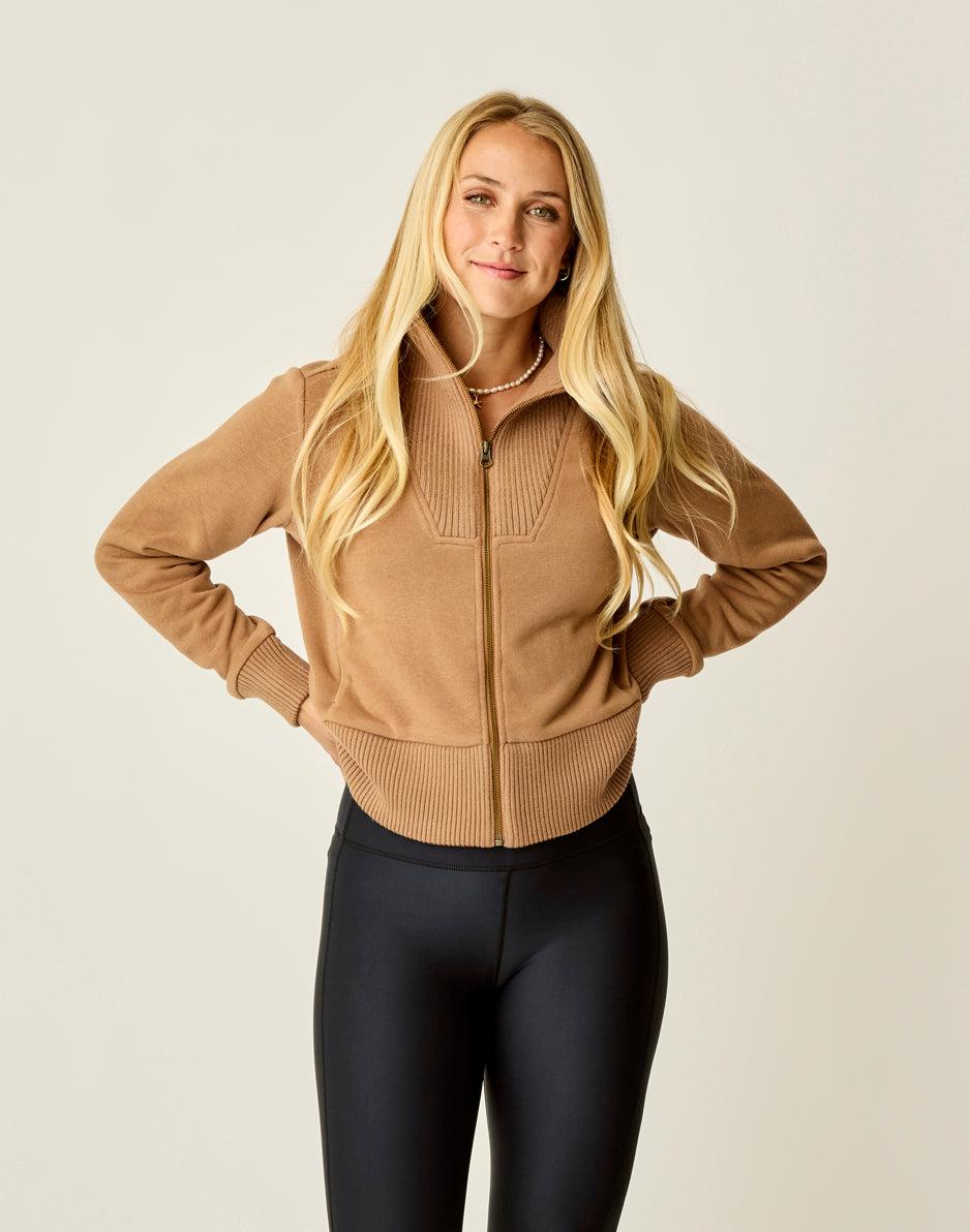 carve designs Briar Fleece Jacket: Rum