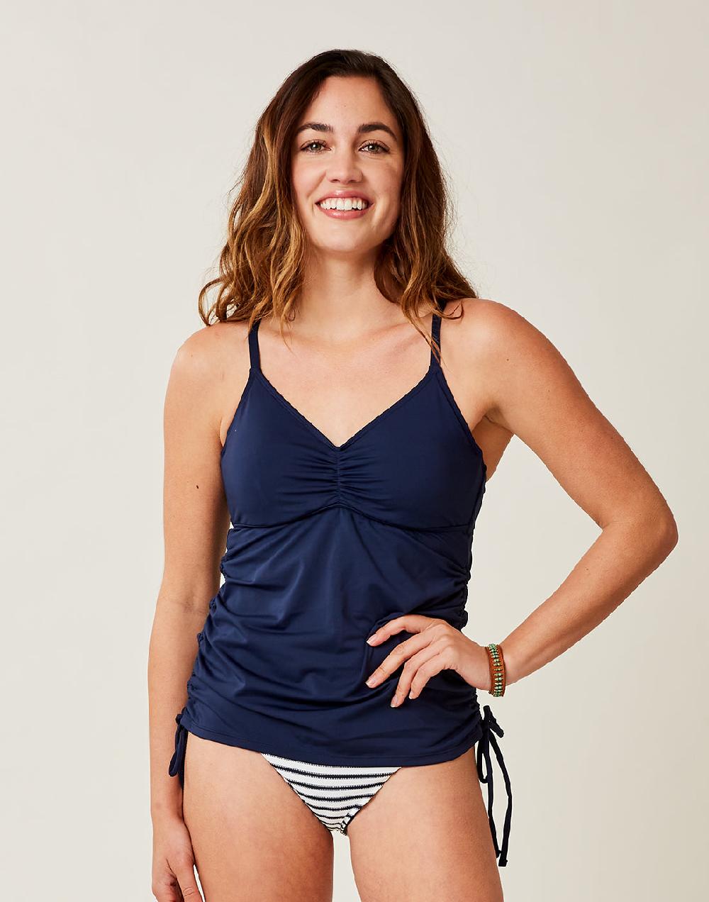 Carve Designs Camari Tankini: Navy