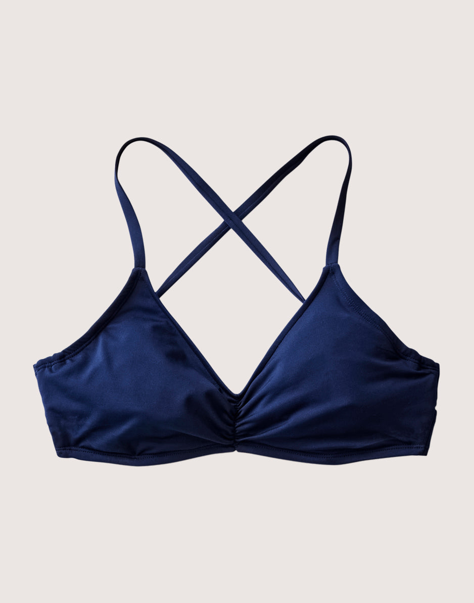 Carve Designs Camari Top: Navy