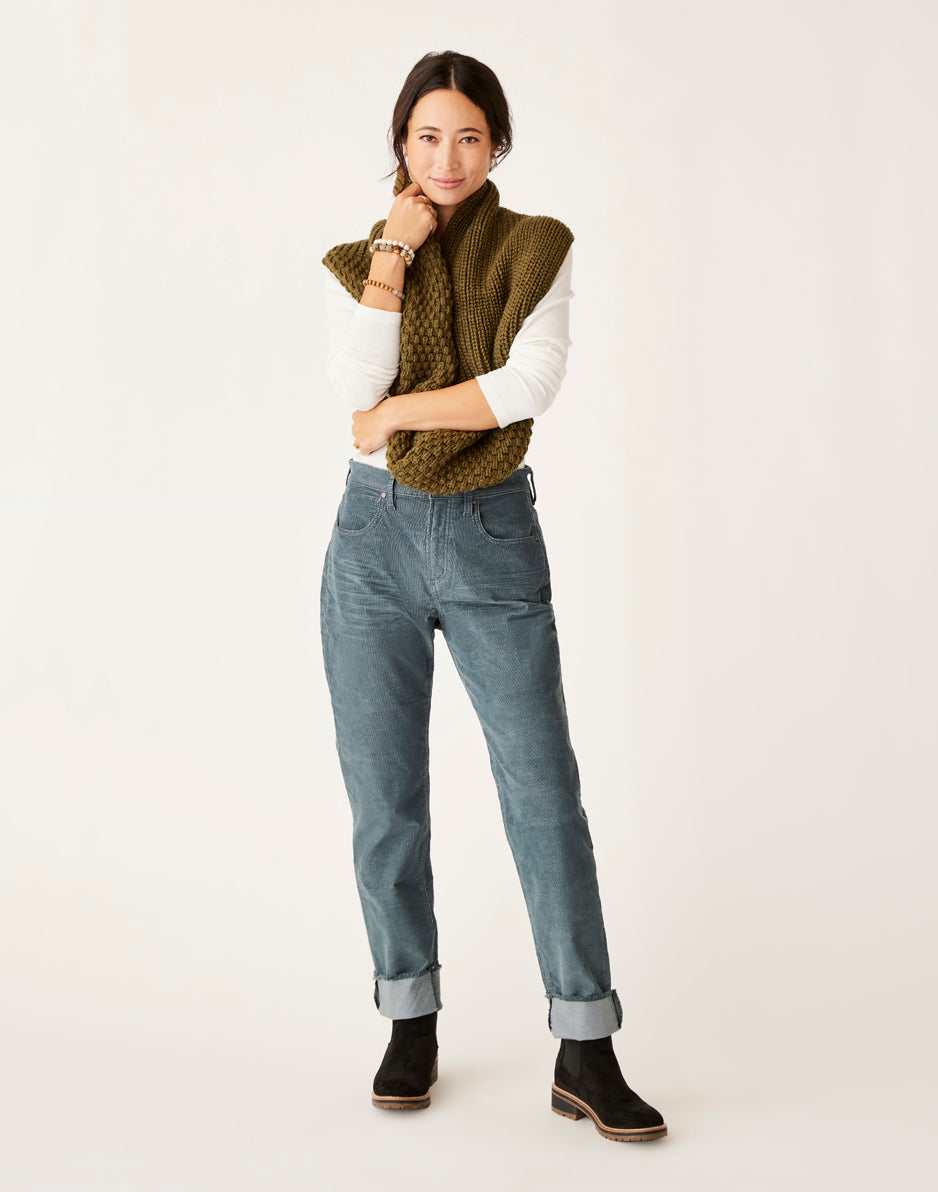 Carve Designs Carson Cord Hi Rise: Slate