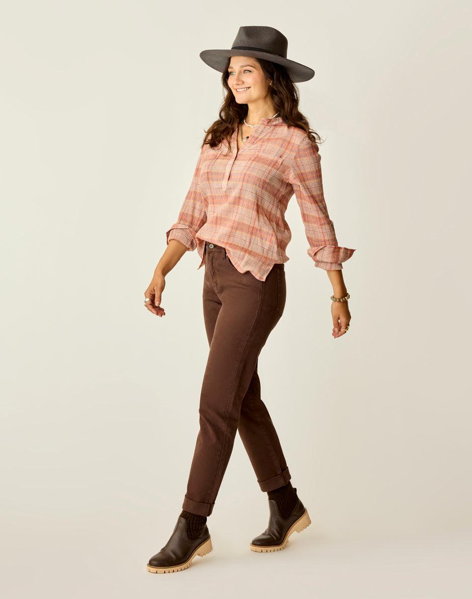 Carve Designs Carson Hi Rise Jean: Espresso