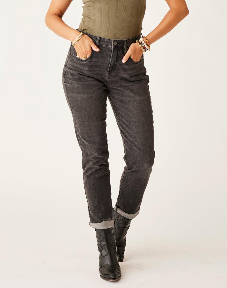 Carve Designs Carson Hi Rise Jean: Washed Black