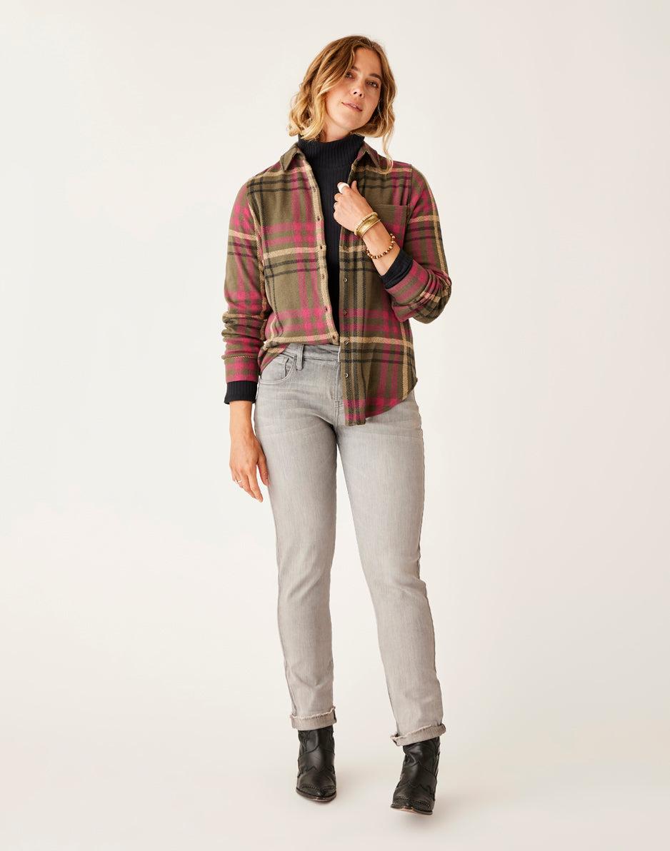 carve designs Carson Hi Rise Jean: Washed Grey