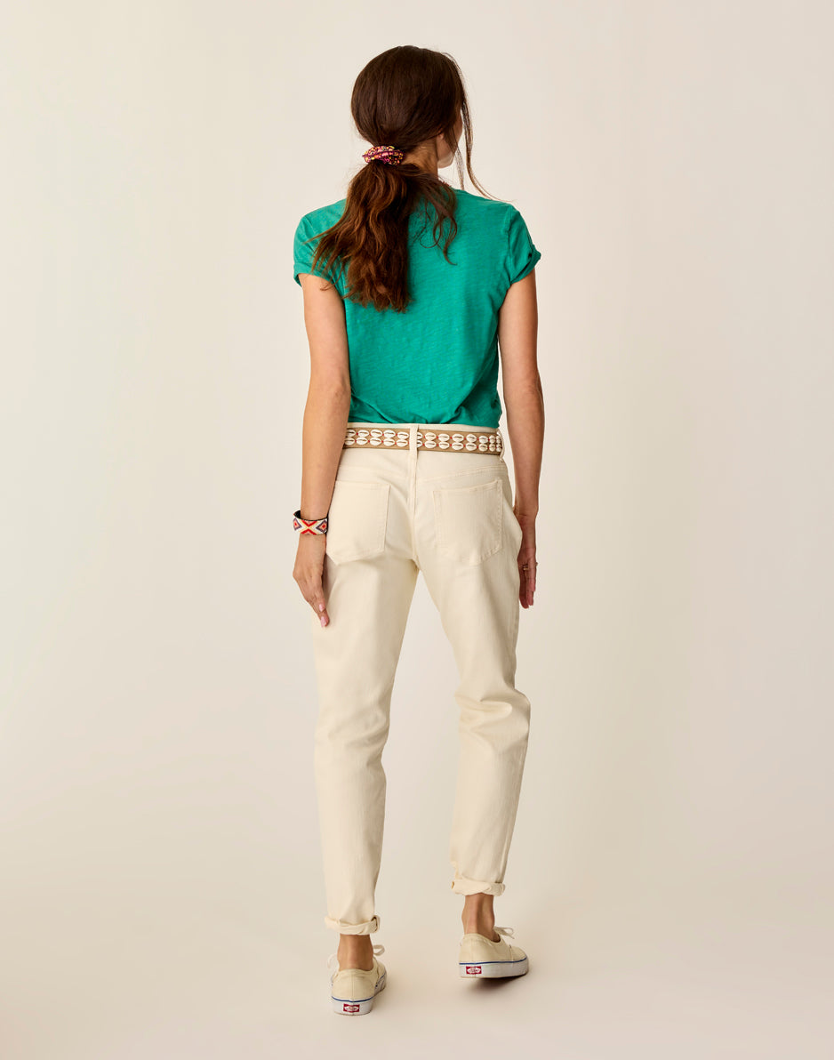 Carve Designs Carson Jean: Ecru