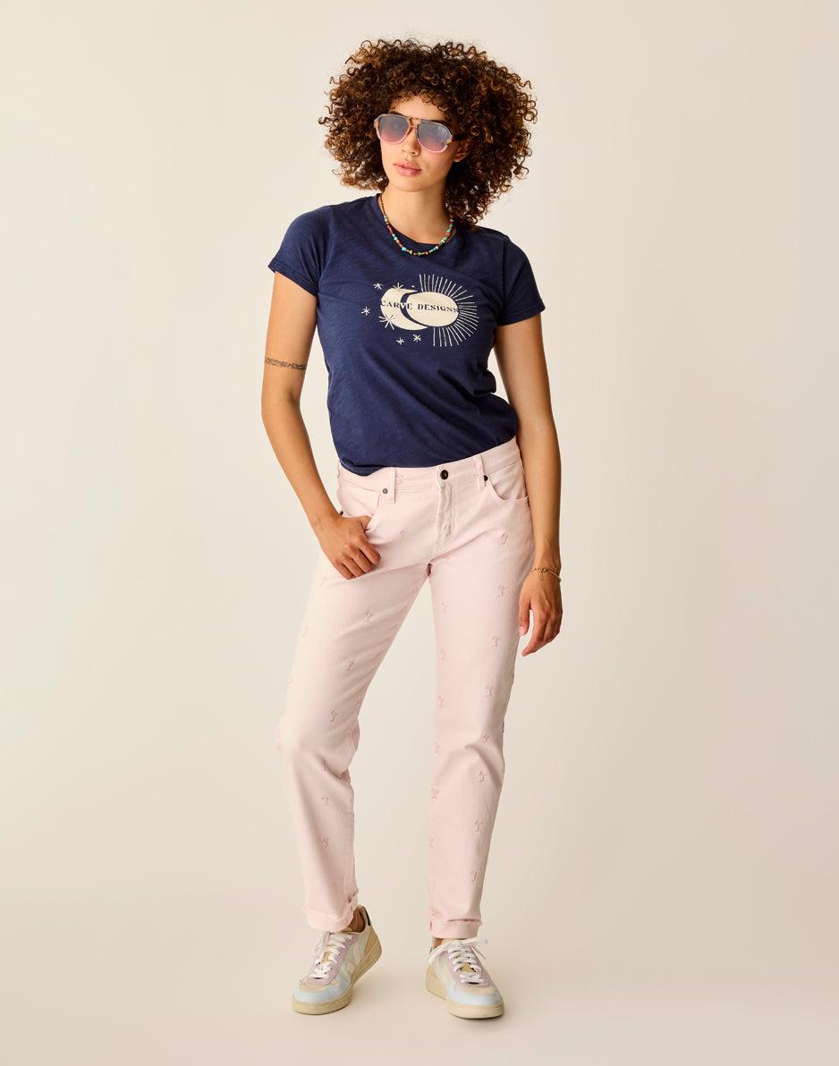 Carve Designs Carson Jean: Pastel Embroidery