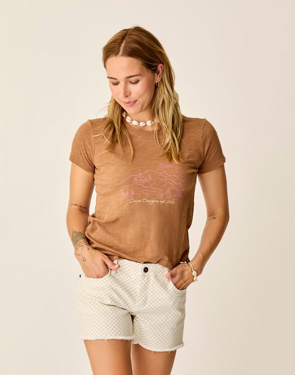 Carve Designs Cassidy Graphic Tee: Chateau Gulf