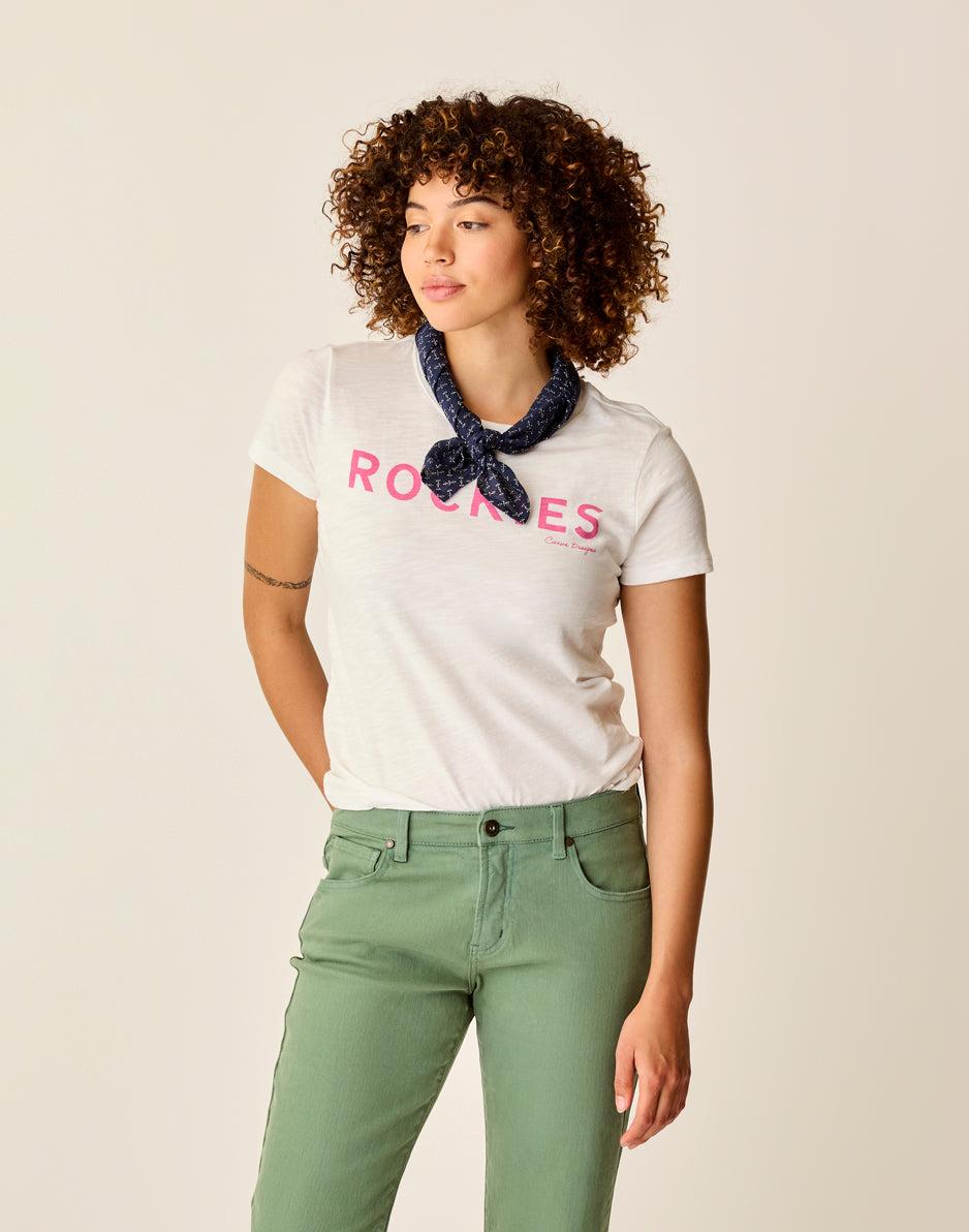 carve designs Cassidy Graphic Tee: Cloud Rockies