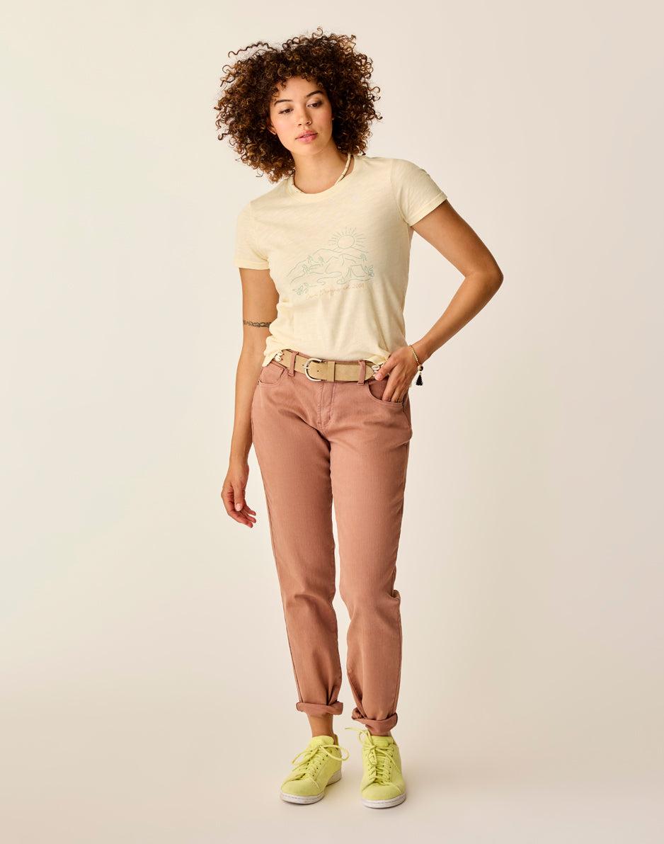 Carve Designs Cassidy Graphic Tee: Dogwood Mountain