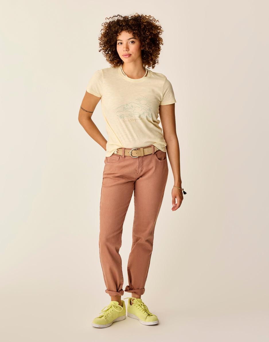 Carve Designs Cassidy Graphic Tee: Dogwood Mountain