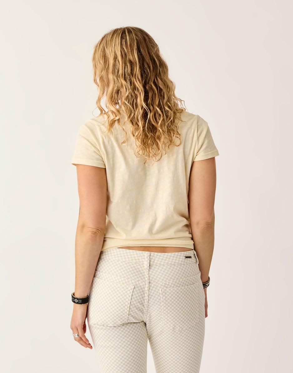 Carve Designs Cassidy Graphic Tee: Dogwood Palm