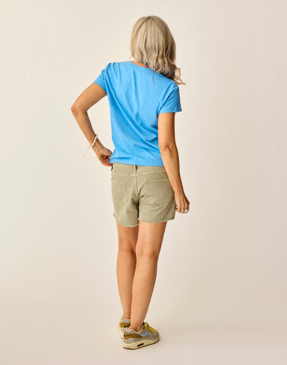 Carve Designs Cassidy Graphic Tee: Lagoon Beach