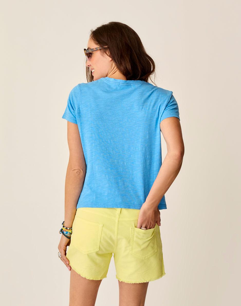 Carve Designs Cassidy Graphic Tee: Lagoon Island