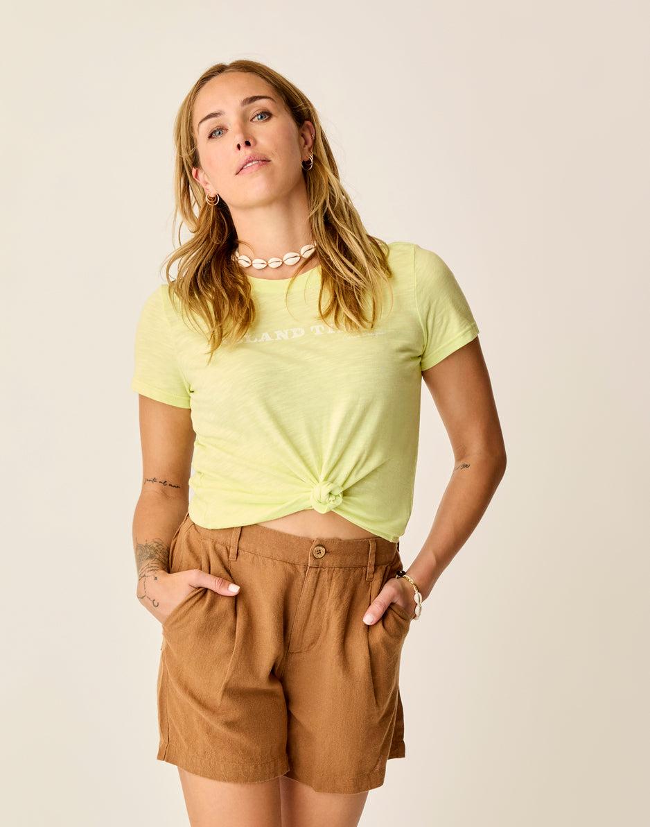 carve designs Cassidy Graphic Tee: Limeade Island