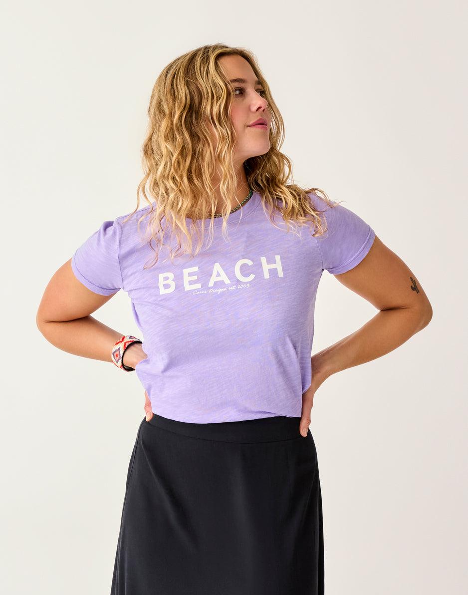 carve designs Cassidy Graphic Tee: Tulip Beach