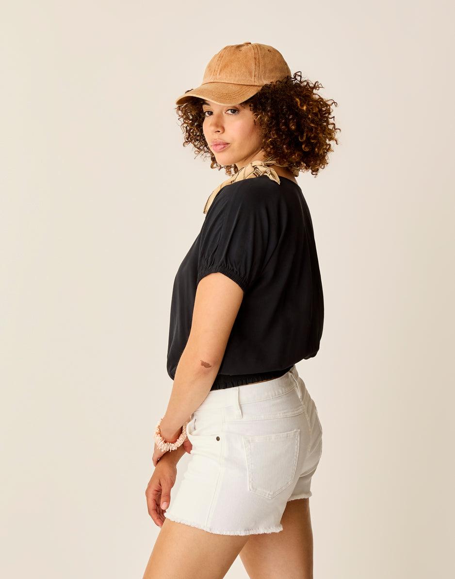 Carve Designs Celeste Top: Black