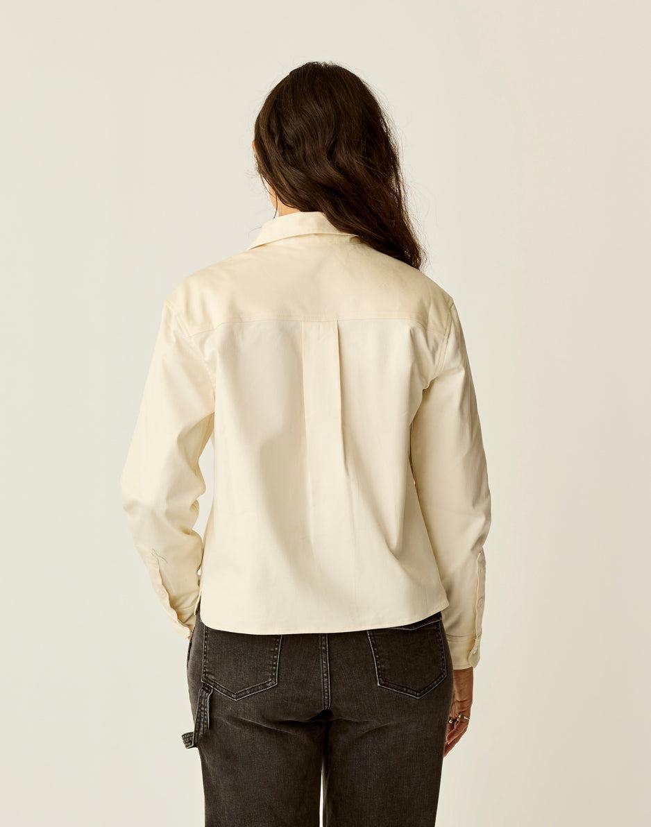 Carve Designs Claire Twill Shirt: Birch