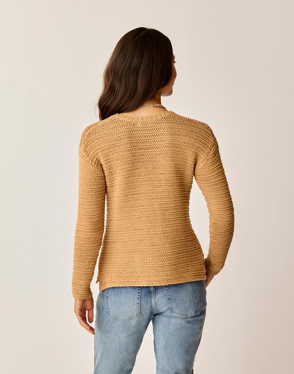 Carve Designs Clarissa Sweater: Camel