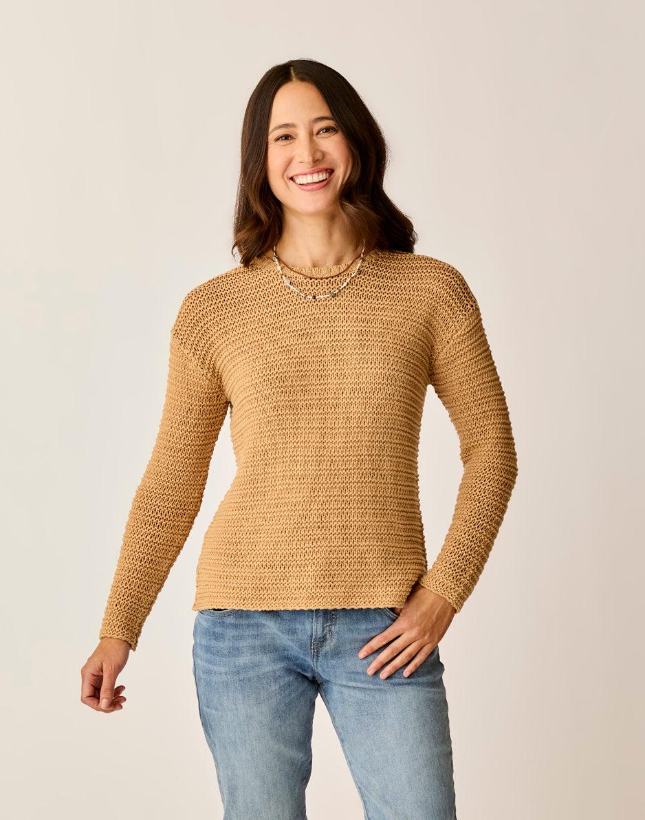 carve designs Clarissa Sweater: Camel