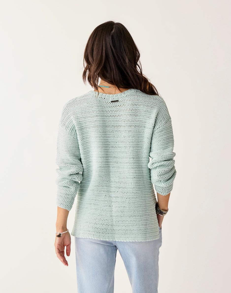 Carve Designs Clarissa Sweater: Surf Spray