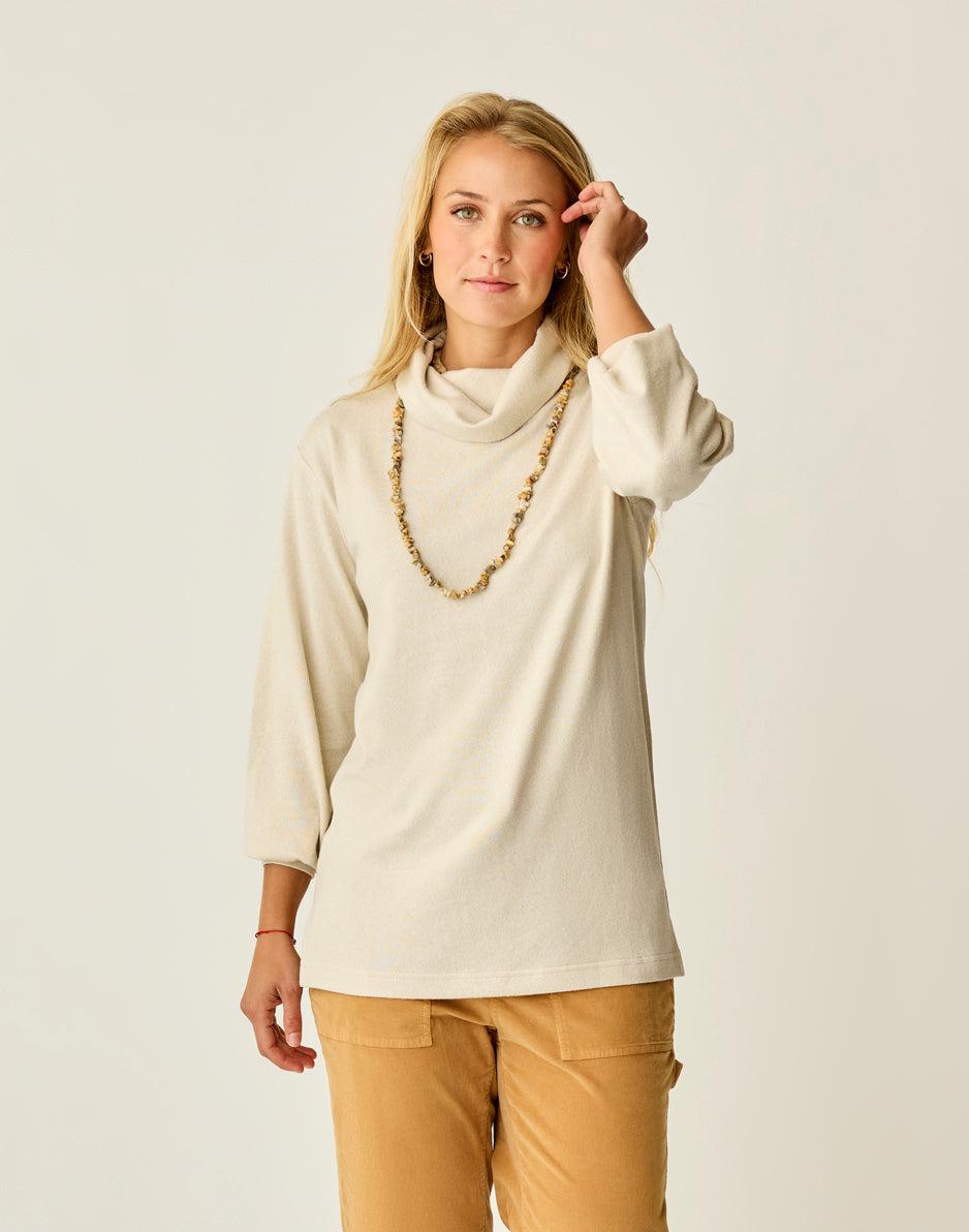 carve designs Cove Supersoft Cowl: Cement Heather