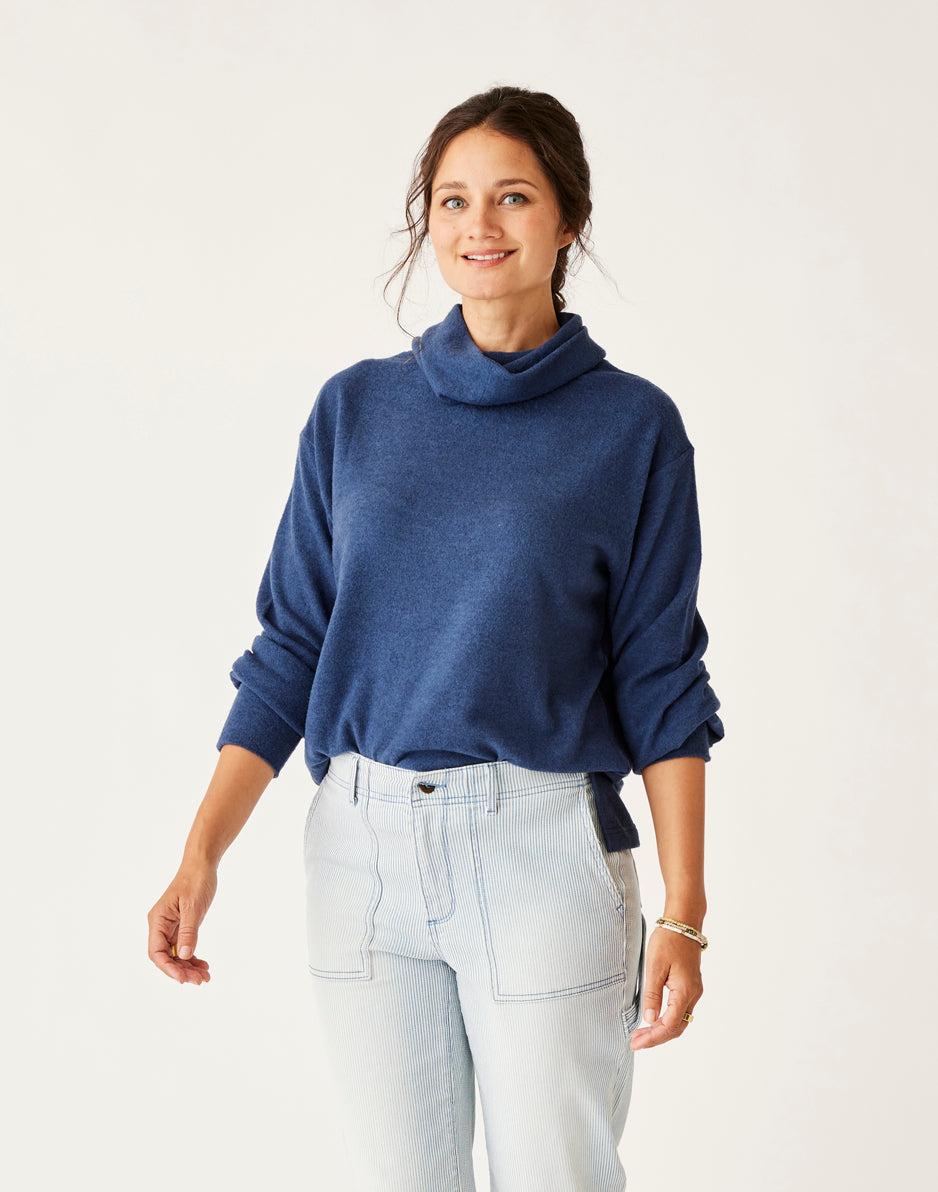 Carve Designs Cove Supersoft Cowl: Navy Heather