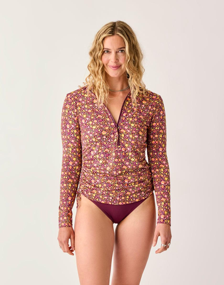 Carve Designs Cruz Rashguard: Garden