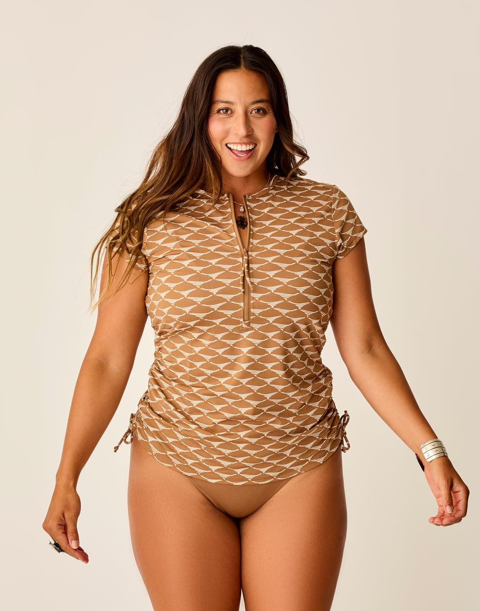 Carve Designs Dawson Rashguard: Dune