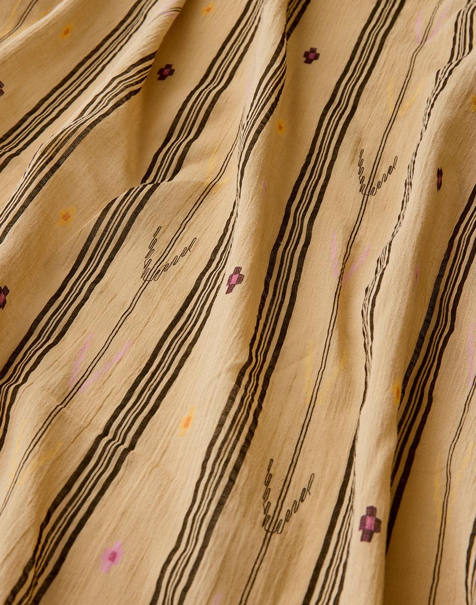 Carve Designs Dylan Gauze Sarong: Rum Stripe