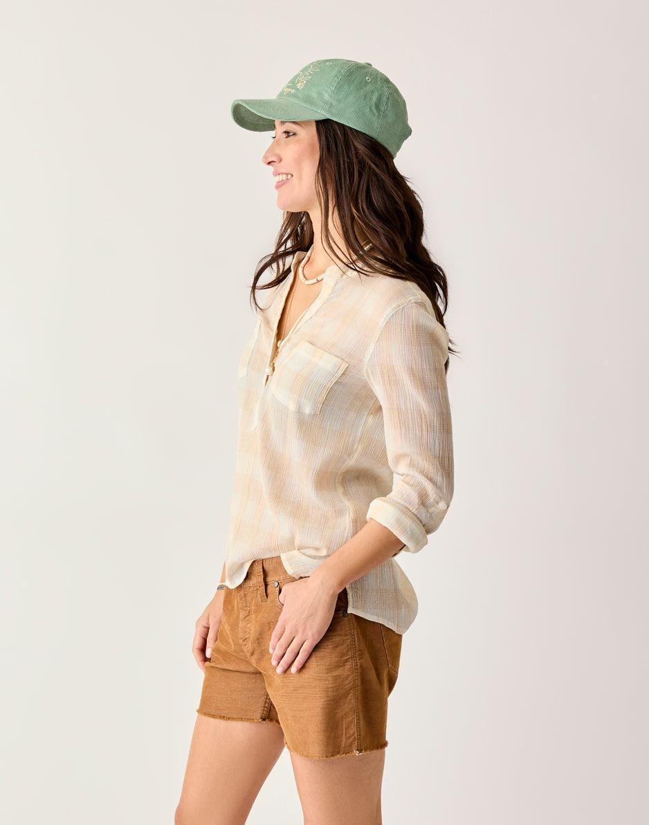 Carve Designs Dylan Gauze Shirt: Multiplaid