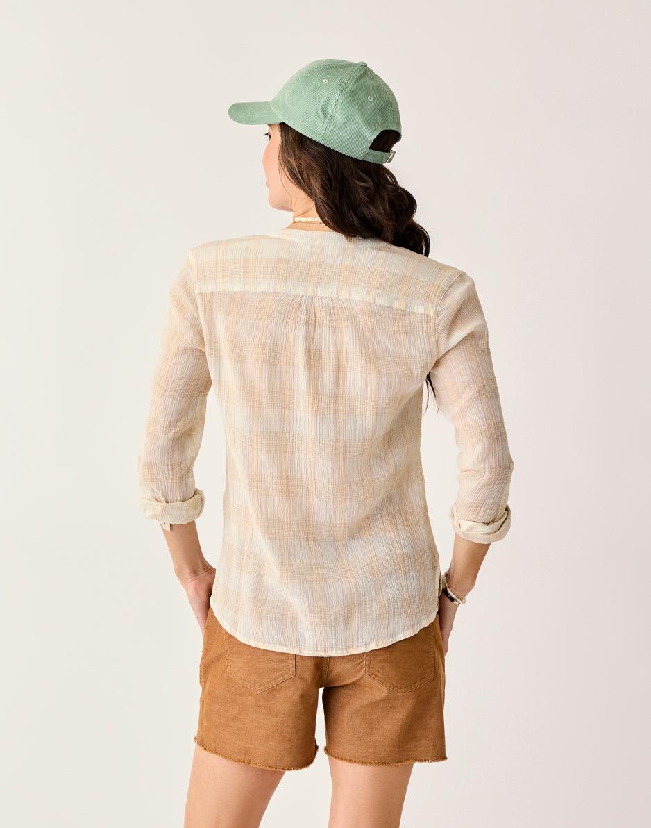 Carve Designs Dylan Gauze Shirt: Multiplaid