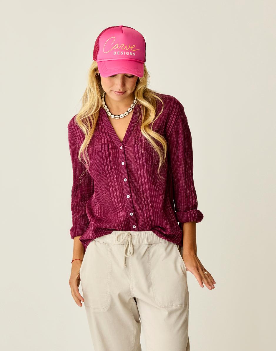 Carve Designs Dylan Gauze Tunic: Nirvana Stitch