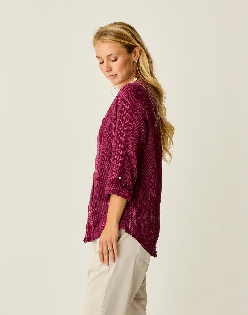 Carve Designs Dylan Gauze Tunic: Nirvana Stitch