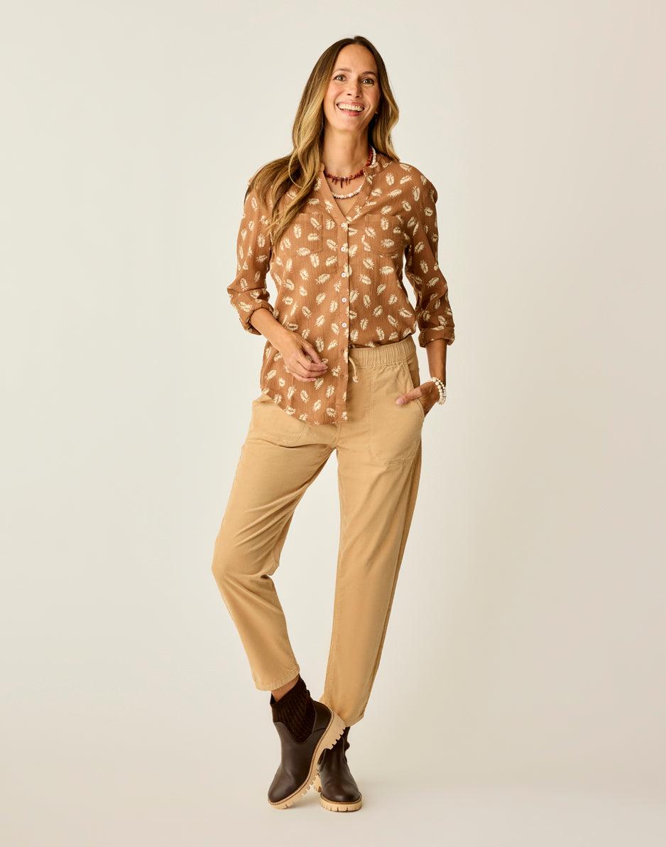 Carve Designs Dylan Gauze Tunic: Rum Feather