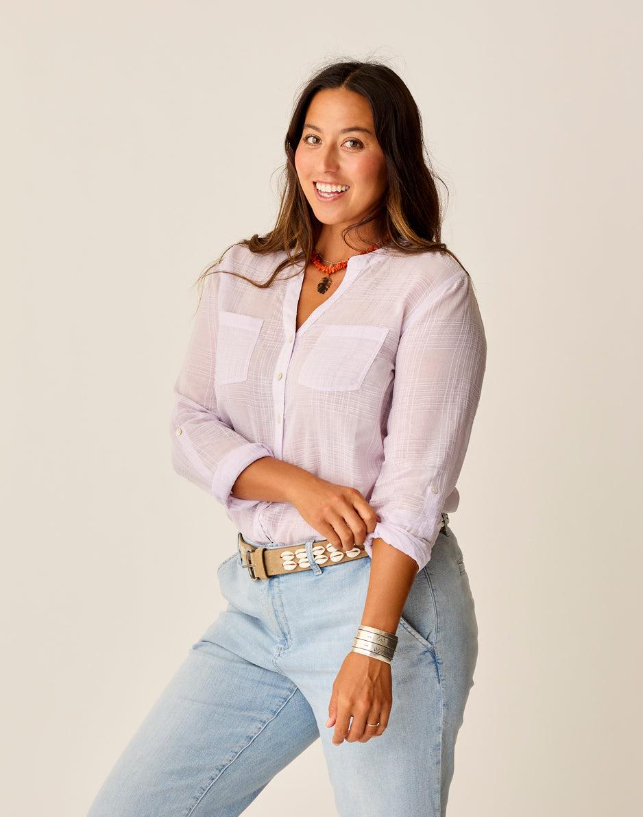 Carve Designs Dylan Textured Tunic: Dawn