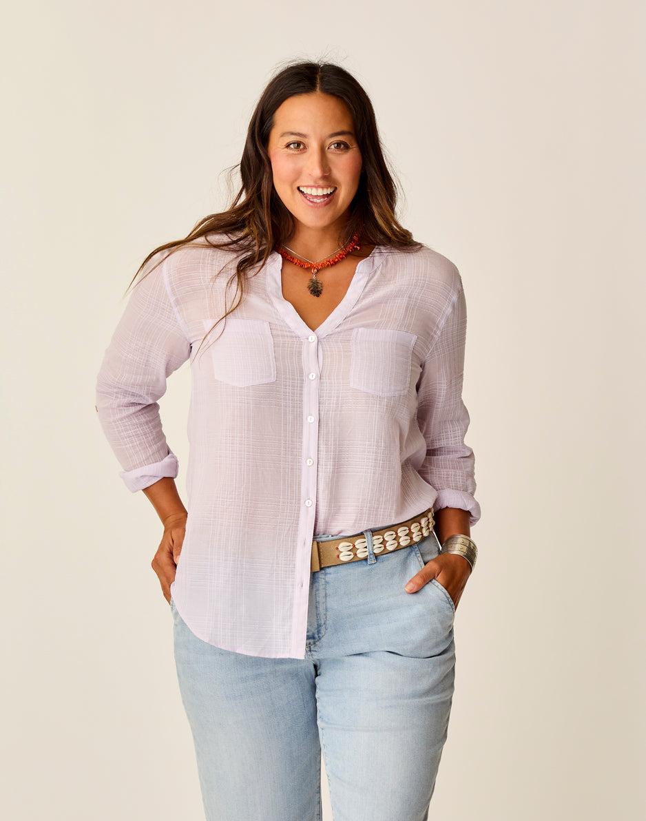 carve designs Dylan Textured Tunic: Dawn