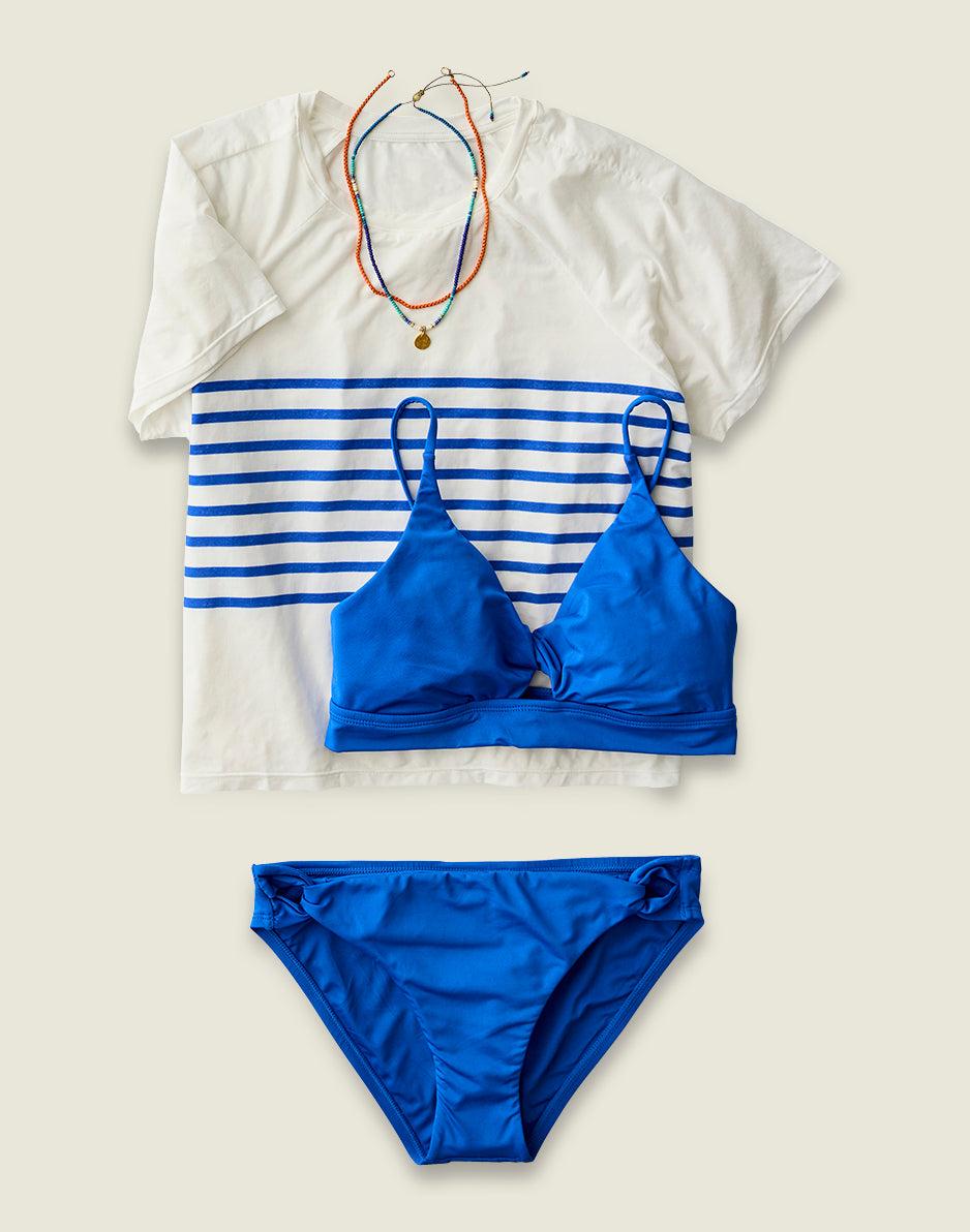 Carve Designs Elba Top: Billie Blue