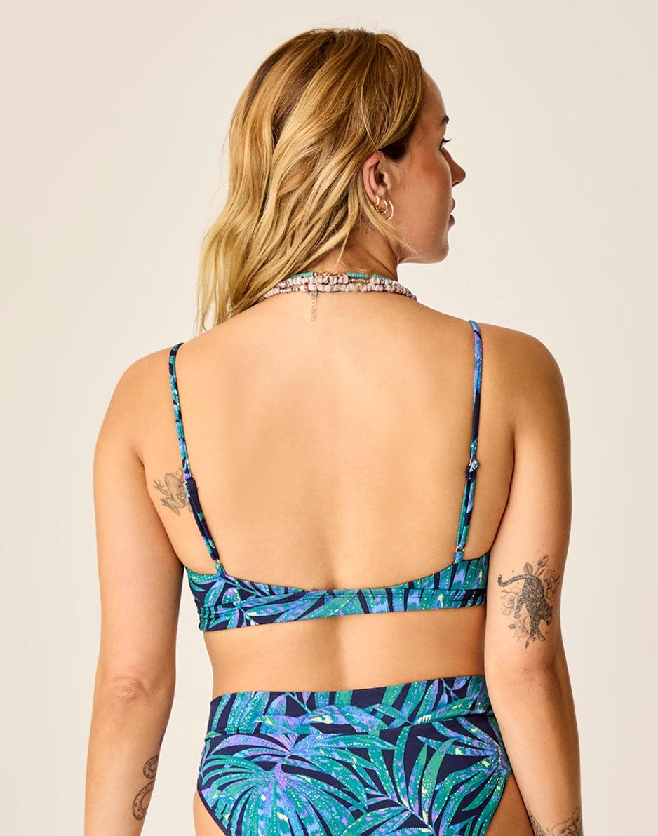 Carve Designs Elba Top: Blue Oasis