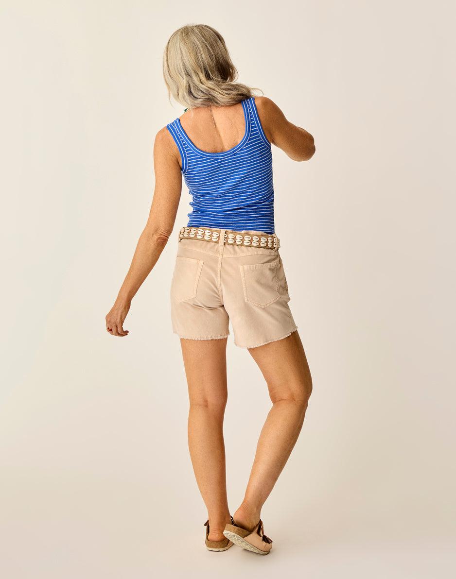 Carve Designs Ever Tank: Billie Blue Stripe