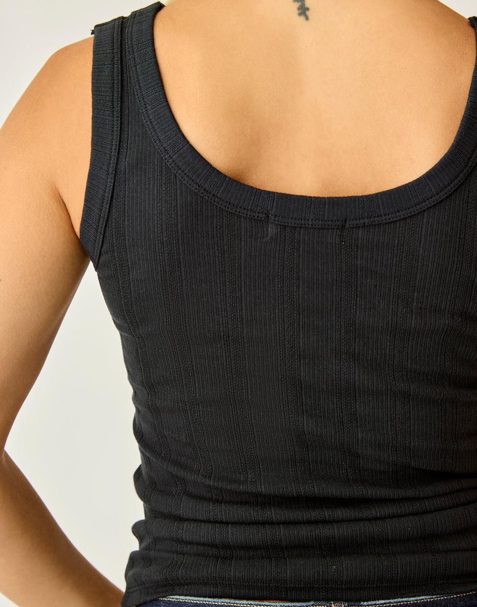 Carve Designs Ever Tank: Black Rib