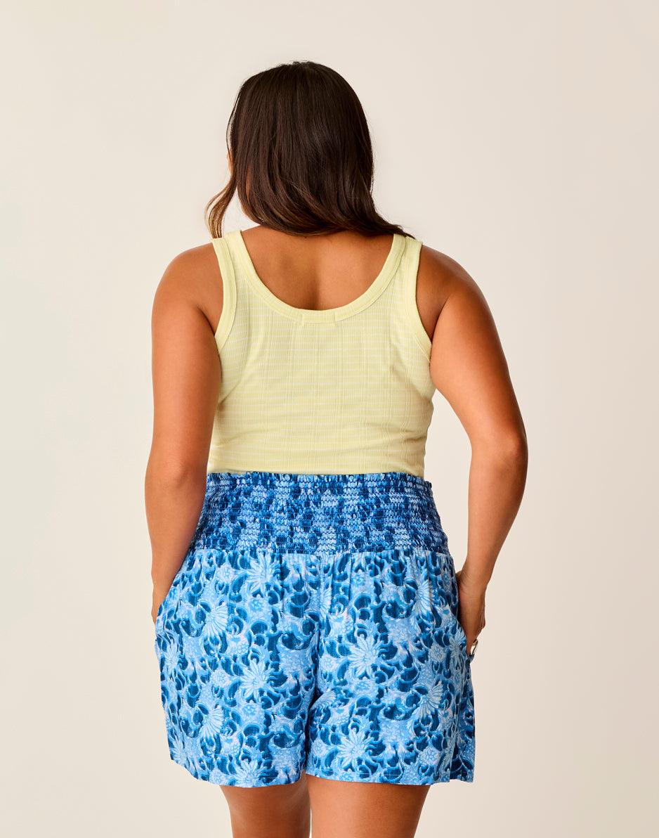 Carve Designs Ever Tank: Lt. Limeade Stripe