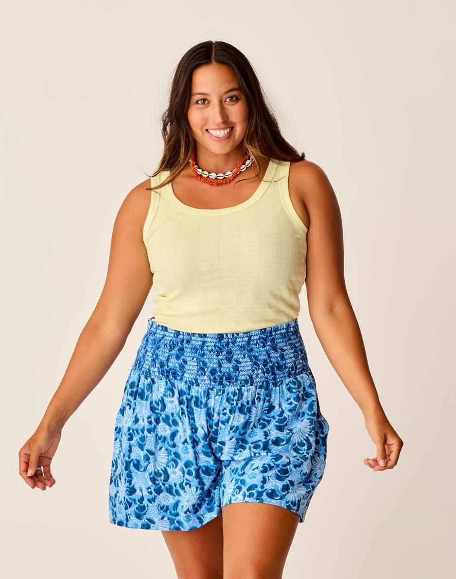 Carve Designs Ever Tank: Lt. Limeade Stripe