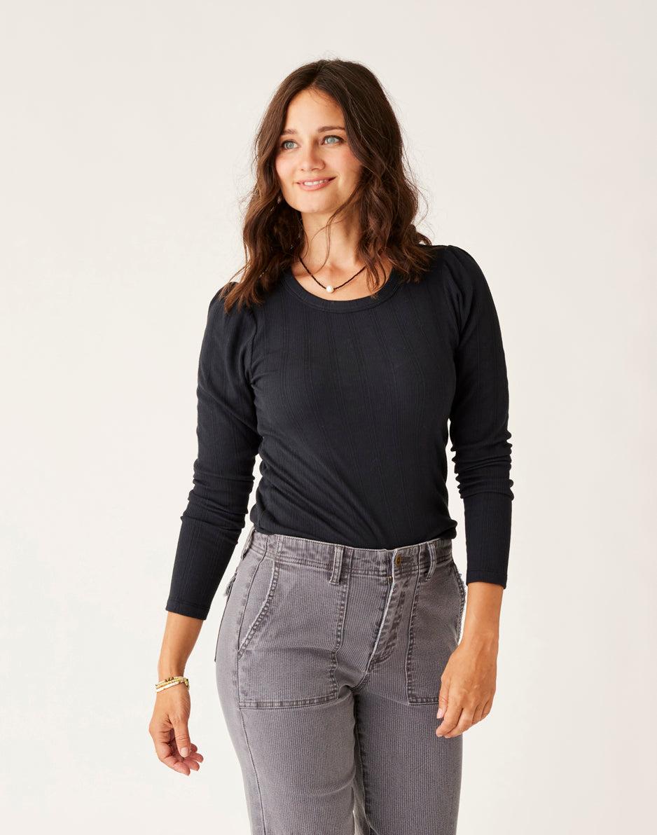 Carve Designs Ever Top: Black