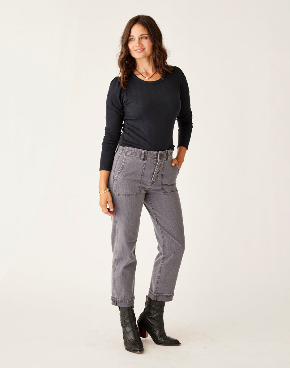 Carve Designs Ever Top: Black